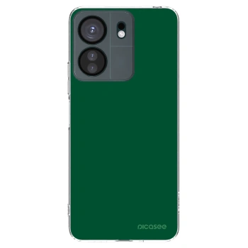 Picasee silikonowe przeźroczyste etui na Xiaomi Redmi 13C 4G - Green Gleam