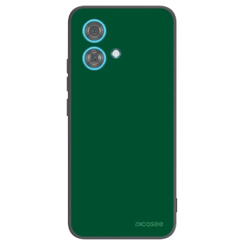 Picasee silikonowe czarne etui na Motorola Edge 40 Neo - Green Gleam