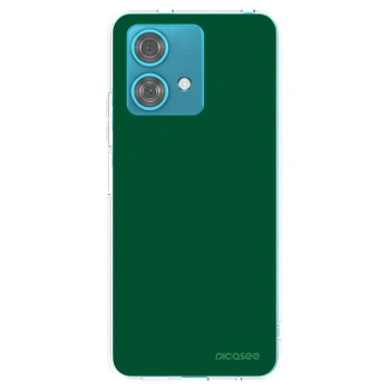 Picasee silikonowe przeźroczyste etui na Motorola Edge 40 Neo - Green Gleam