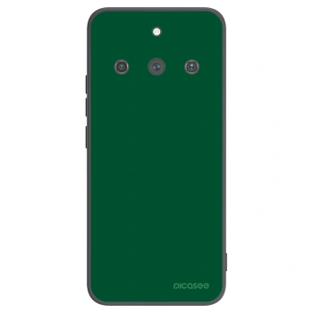 Picasee silikonowe czarne etui na Realme 11 Pro+ - Green Gleam