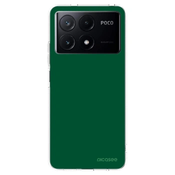 Picasee silikonowe przeźroczyste etui na Xiaomi Poco X6 Pro - Green Gleam