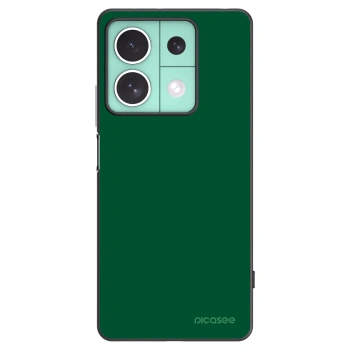 Picasee silikonowe czarne etui na Xiaomi Redmi Note 13 5G - Green Gleam