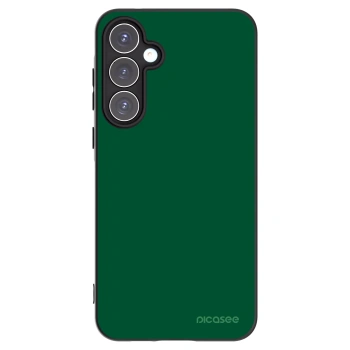 Picasee silikonowe czarne etui na Samsung Galaxy A55 5G A556B - Green Gleam
