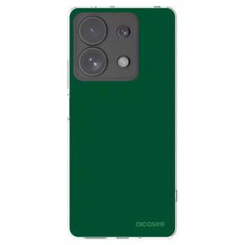 Picasee silikonowe przeźroczyste etui na Xiaomi Redmi Note 13 Pro 4G - Green Gleam
