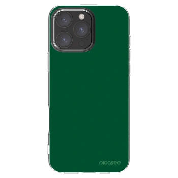 Picasee silikonowe przeźroczyste etui na Apple iPhone 16 Pro Max - Green Gleam