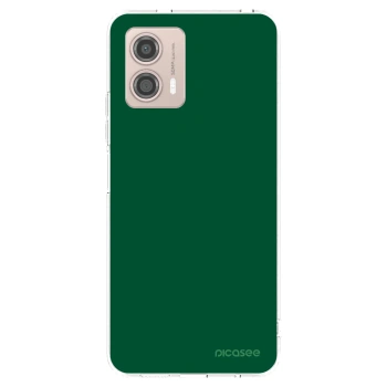 Picasee silikonowe przeźroczyste etui na Motorola Moto G53 5G - Green Gleam