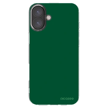 Picasee silikonowe przeźroczyste etui na Apple iPhone 16 Plus - Green Gleam