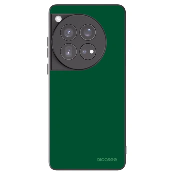 Picasee silikonowe czarne etui na OnePlus 12 5G - Green Gleam