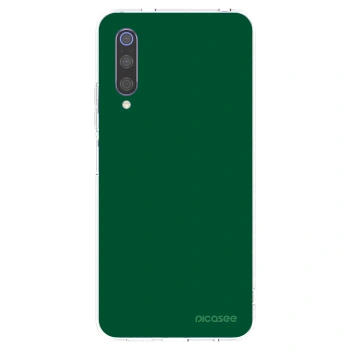 Picasee silikonowe przeźroczyste etui na Xiaomi Mi 9 - Green Gleam