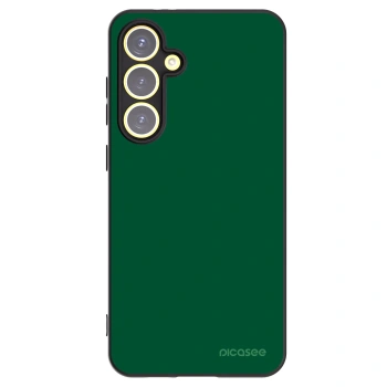 Picasee silikonowe czarne etui na Samsung Galaxy S24 FE S721B - Green Gleam