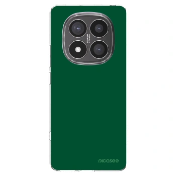 Picasee silikonowe przeźroczyste etui na Xiaomi Redmi Note 14 Pro+ 5G - Green Gleam
