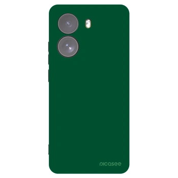 Picasee silikonowe czarne etui na Xiaomi Poco X7 - Green Gleam