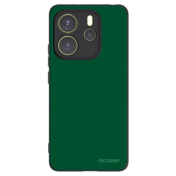 Picasee silikonowe czarne etui na Xiaomi Redmi Note 14 4G - Green Gleam