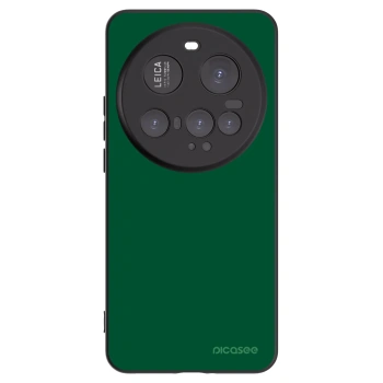 Picasee silikonowe czarne etui na Xiaomi 15 Ultra - Green Gleam