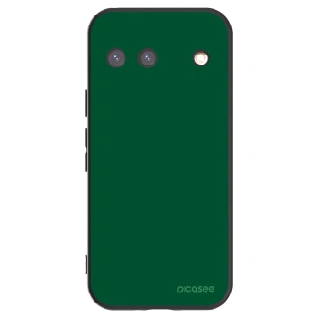 Picasee silikonowe czarne etui na Google Pixel 9 - Green Gleam
