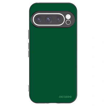 Picasee silikonowe czarne etui na Google Pixel 9 Pro - Green Gleam