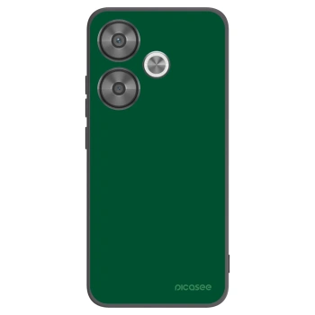 Picasee silikonowe czarne etui na Xiaomi Poco F6 - Green Gleam