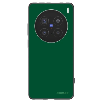 Picasee silikonowe czarne etui na Vivo X200 Pro - Green Gleam