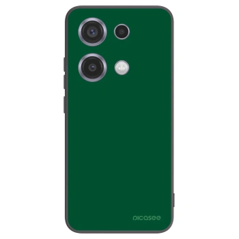 Picasee silikonowe czarne etui na Xiaomi Redmi Note 14S - Green Gleam