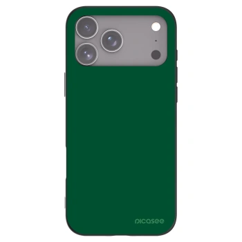 Picasee silikonowe czarne etui na Apple iPhone 17 Pro Max - Green Gleam