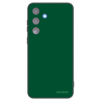 Picasee silikonowe czarne etui na Samsung Galaxy S25 FE 5G - Green Gleam