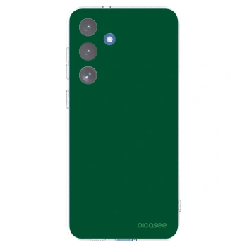 Picasee silikonowe przeźroczyste etui na Samsung Galaxy S25 FE 5G - Green Gleam
