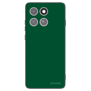 Picasee silikonowe czarne etui na Motorola Edge 60 Fusion - Green Gleam