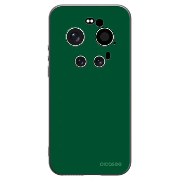 Picasee silikonowe czarne etui na Xiaomi 17 Ultra - Green Gleam