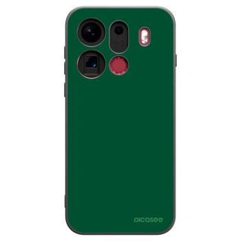 Picasee silikonowe czarne etui na OPPO Find X9 Pro - Green Gleam
