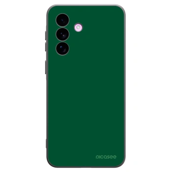 Picasee silikonowe czarne etui na Samsung Galaxy A57 5G - Green Gleam