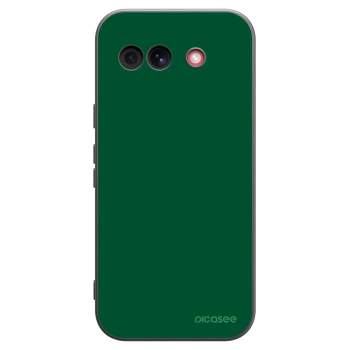 Picasee silikonowe czarne etui na Google Pixel 10a - Green Gleam