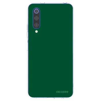 Picasee silikonowe przeźroczyste etui na Xiaomi Mi 9 SE - Green Gleam