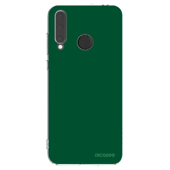 Picasee silikonowe przeźroczyste etui na Honor 20 Lite - Green Gleam