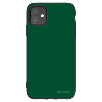 Picasee silikonowe czarne etui na Apple iPhone 11 - Green Gleam