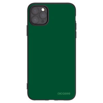 Picasee silikonowe czarne etui na Apple iPhone 11 Pro Max - Green Gleam