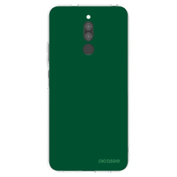 Picasee silikonowe przeźroczyste etui na Xiaomi Redmi 8 - Green Gleam