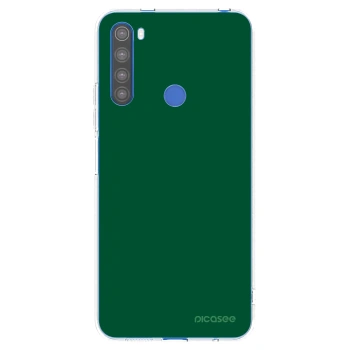 Picasee silikonowe przeźroczyste etui na Xiaomi Redmi Note 8T - Green Gleam