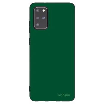 Picasee silikonowe czarne etui na Samsung Galaxy S20+ G985F - Green Gleam