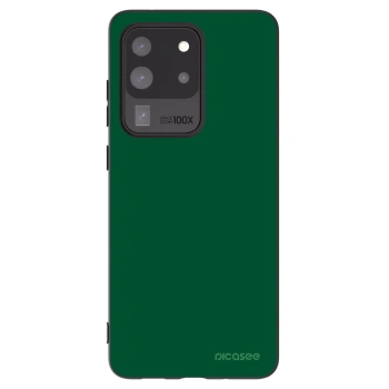 Picasee silikonowe czarne etui na Samsung Galaxy S20 Ultra 5G G988F - Green Gleam
