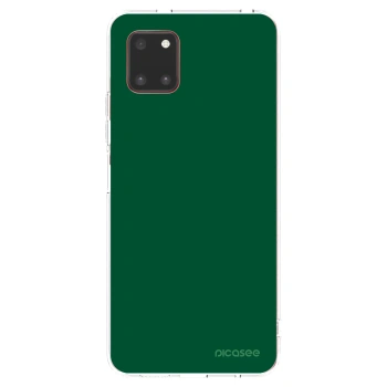 Picasee silikonowe przeźroczyste etui na Samsung Galaxy Note 10 Lite N770F - Green Gleam