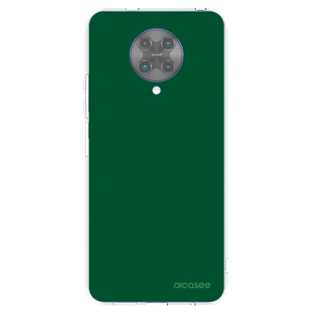 Picasee silikonowe przeźroczyste etui na Xiaomi Poco F2 Pro - Green Gleam