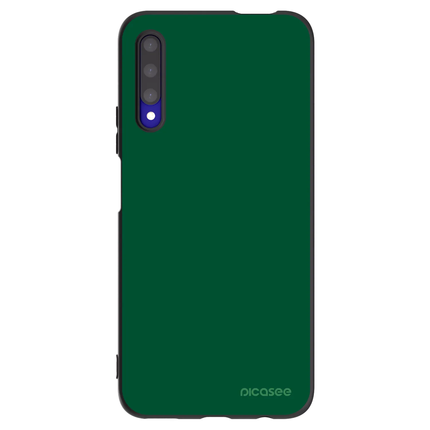 Picasee silikonowe czarne etui na Honor 9X Pro - Green Gleam