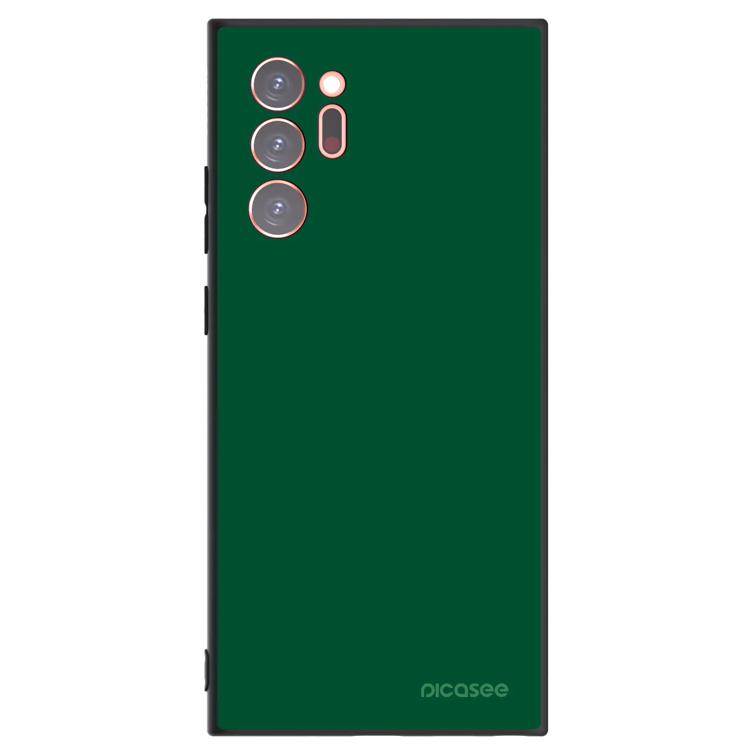 Picasee silikonowe czarne etui na Samsung Galaxy Note 20 Ultra - Green Gleam