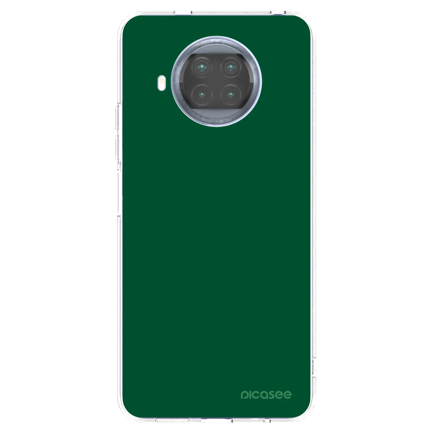 Picasee silikonowe przeźroczyste etui na Xiaomi Mi 10T Lite - Green Gleam