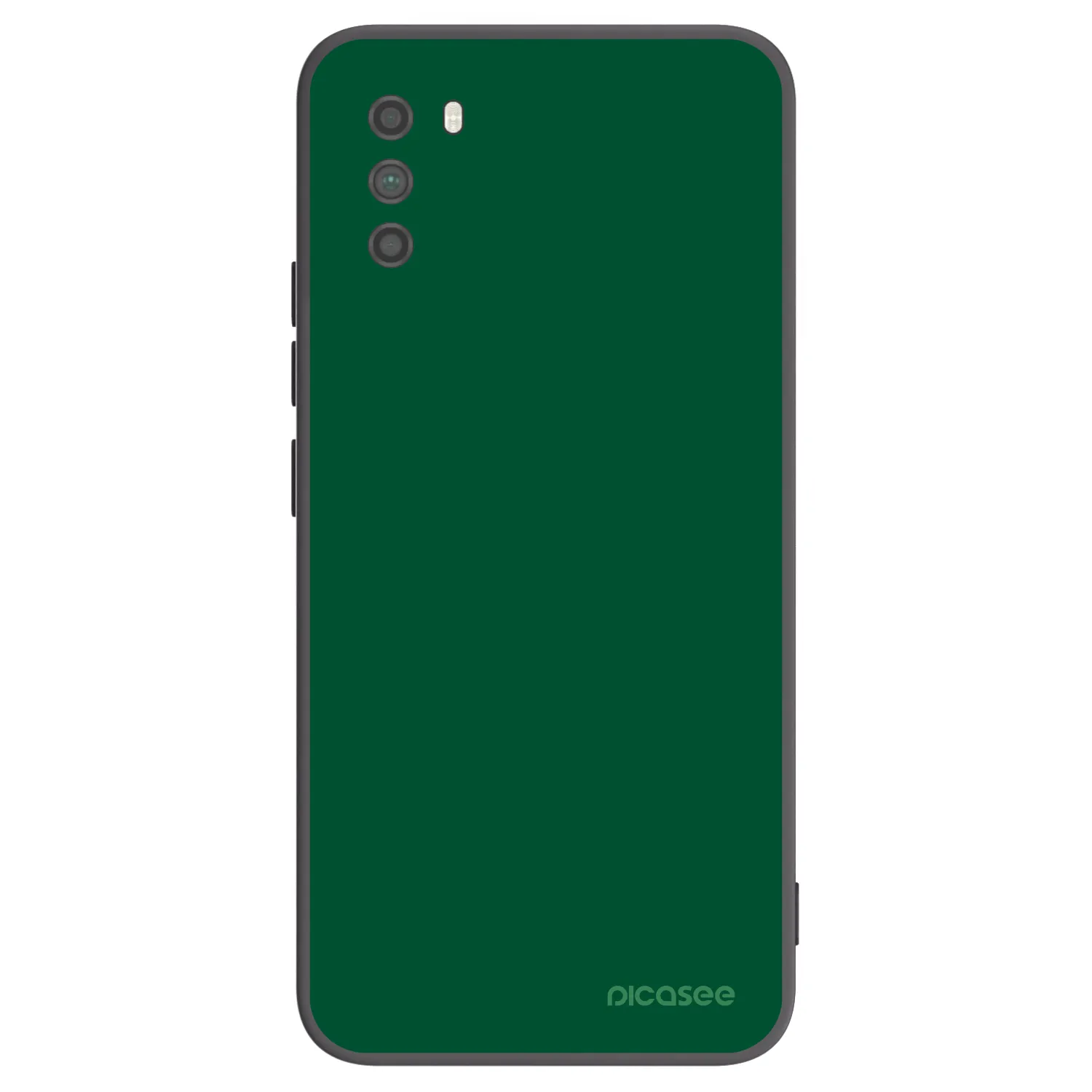 Picasee silikonowe czarne etui na Xiaomi Poco M3 - Green Gleam