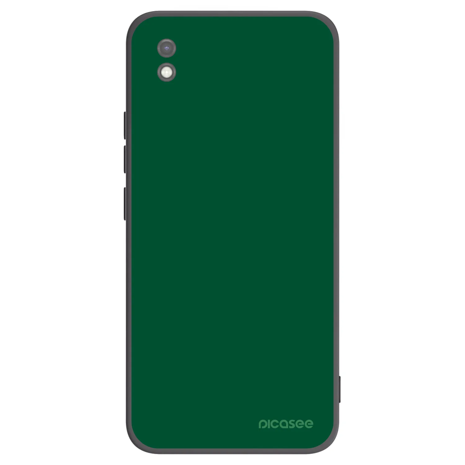 Picasee silikonowe czarne etui na Xiaomi Redmi 9AT - Green Gleam