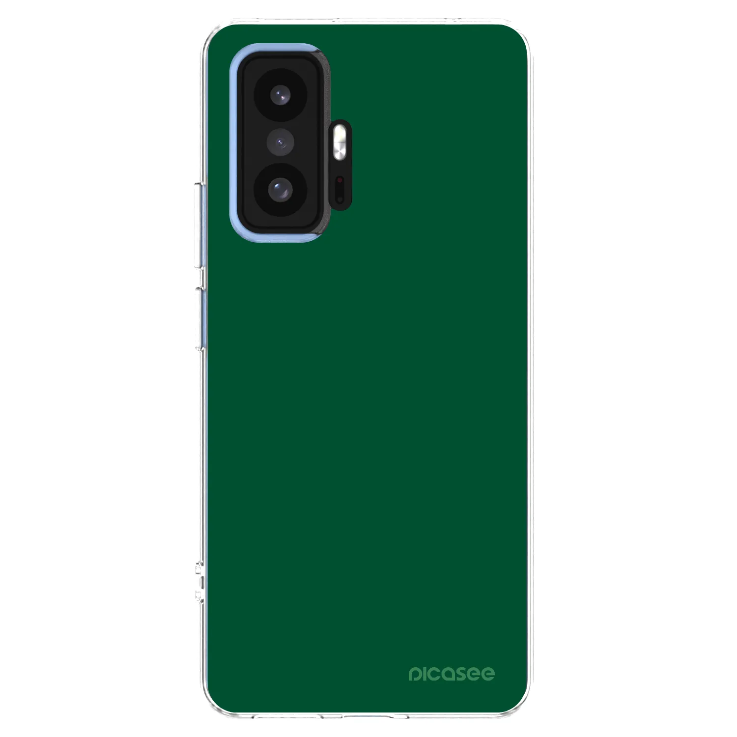 Picasee silikonowe przeźroczyste etui na Xiaomi 11T - Green Gleam