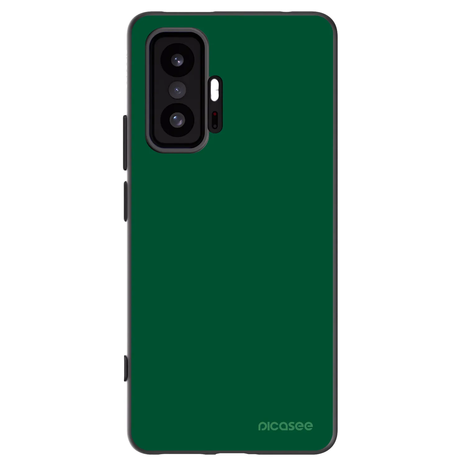 Picasee silikonowe czarne etui na Xiaomi 11T - Green Gleam