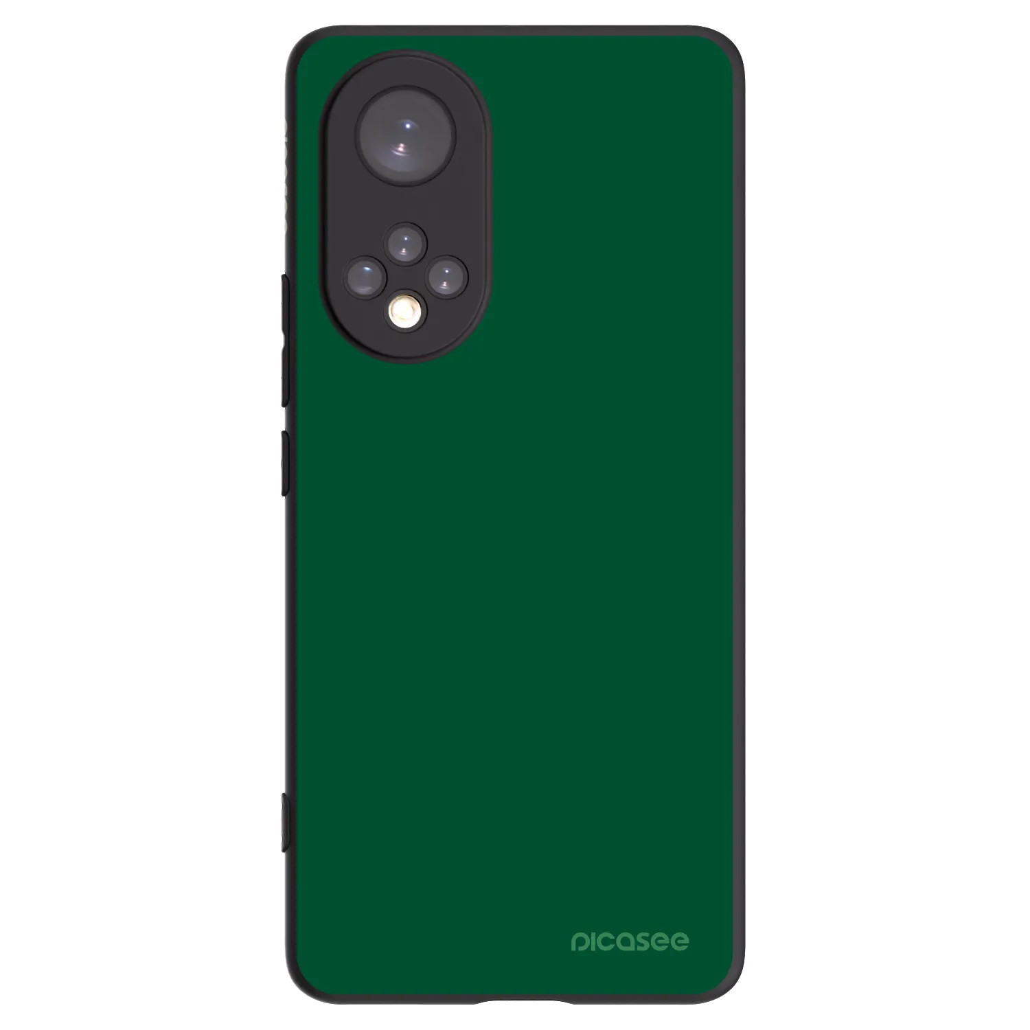 Picasee silikonowe czarne etui na Honor 50 5G - Green Gleam