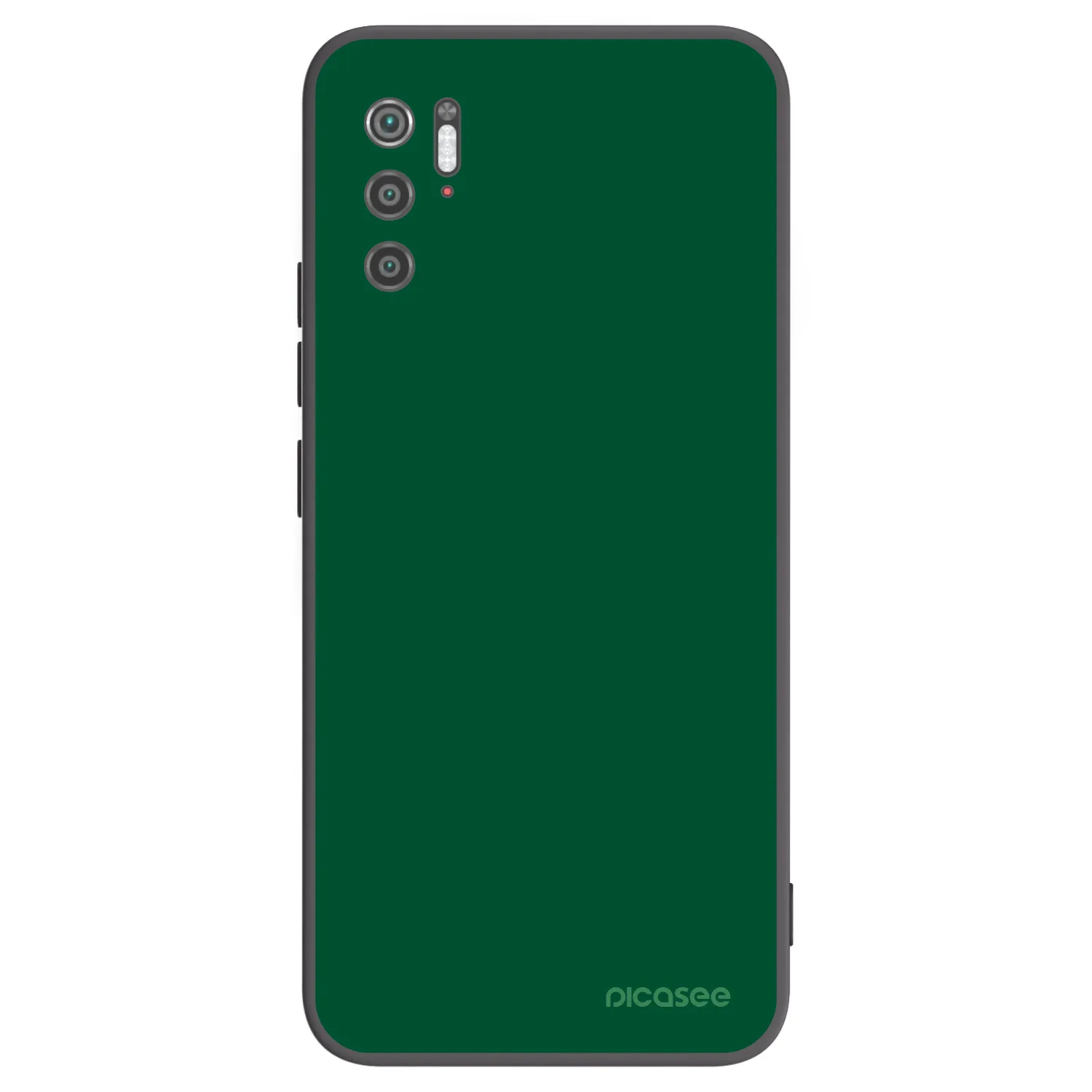 Picasee silikonowe czarne etui na Xiaomi Poco M3 Pro 5G - Green Gleam